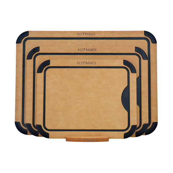Eco Basics Carving Board with Juice Groove - Set