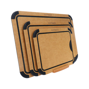Eco Basics Carving Board with Juice Groove - Set