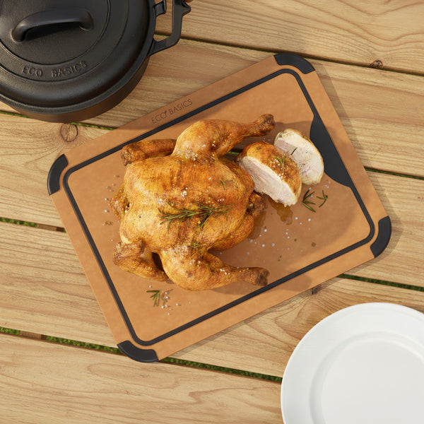 Eco Basics Carving Board with Juice Groove - Medium