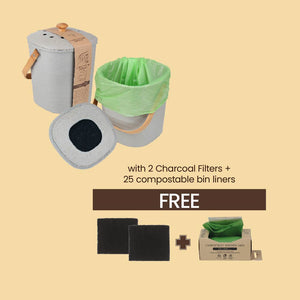 Eco Basics Compost Kitchen Waste Bin 4L