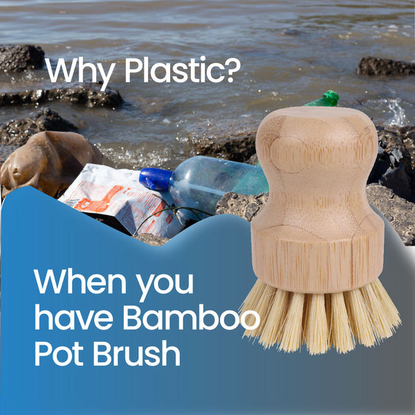 Eco Basics Plastic-Free Kitchen Cleaning Brush Set of 5