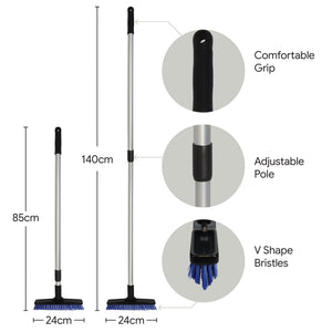 White Magic Long Handle Grout Brush