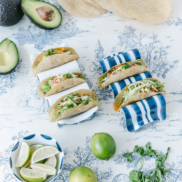 Prepara Taco Holder Multiple - Coastal Stripe