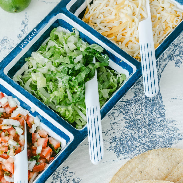 Prepara Taco Spoon - Set of 2 - Coastal Stripe