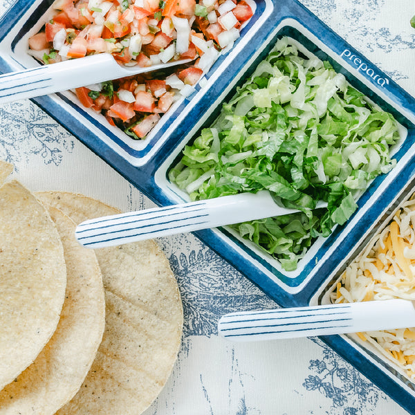 Prepara Taco Spoon - Set of 2 - Coastal Stripe