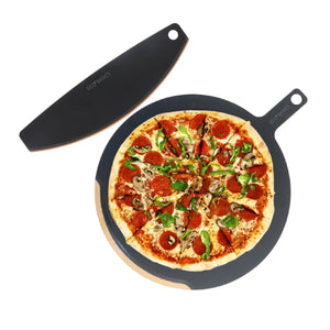 Eco Basics Pizza Cutter & Paddle Combo