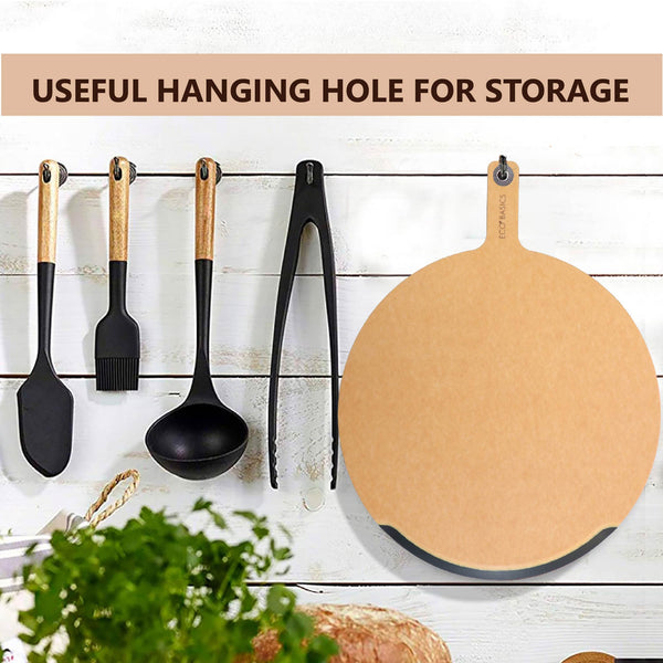 Eco Basics Pizza Cutter & Paddle Combo