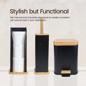 Eco Basics Square 3 in 1 Bathroom Set With Toilet Cleaning Sheets