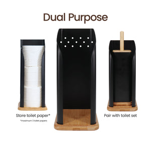 Eco Basics Square 3 in 1 Bathroom Set With Toilet Cleaning Sheets