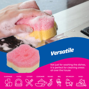 Scrubtastic Scrub & Wipe Sponge Duo 1 Pack