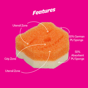Scrubtastic Scrub & Wipe Sponge Duo 1 Pack
