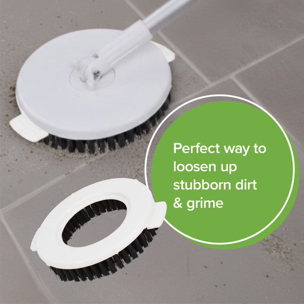 White Magic Spin Mop Scrubbing Brush