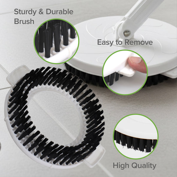 White Magic Spin Mop Scrubbing Brush