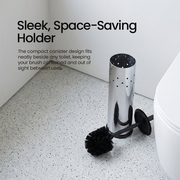 Eco Basics Stainless Steel + Recycled Plastic Toilet Set
