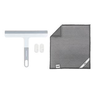 Vigar Basic Squeegee With Microfibre Cloth & 2 Hooks