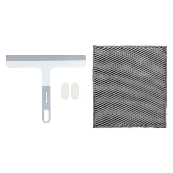 Vigar Basic Squeegee With Microfibre Cloth & 2 Hooks