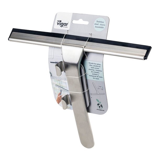 Vigar Zense Stainless Steel Squeegee With Hanger
