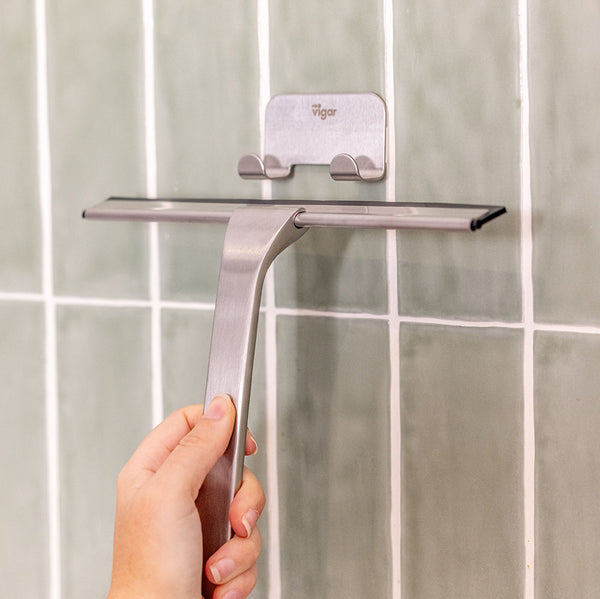 Vigar Zense Stainless Steel Squeegee With Hanger