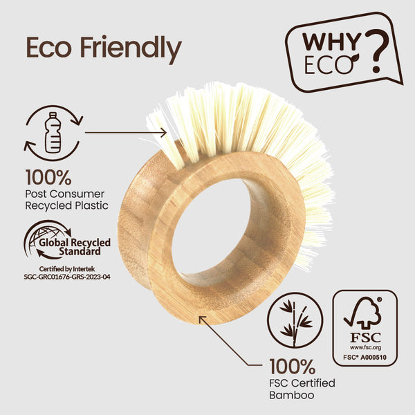Eco Basics Sustainable Cleaning Brush Set of 6