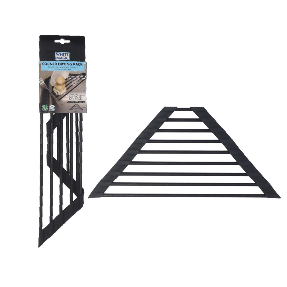 White Magic Corner Drying Rack | Space-Saving Rack