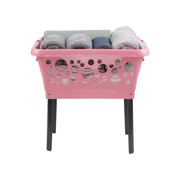White Magic Laundry Basket On Legs