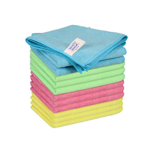 White Magic Eco Cloth Recycled General Purpose Microfibre Cleaning Cloth 12 Pack