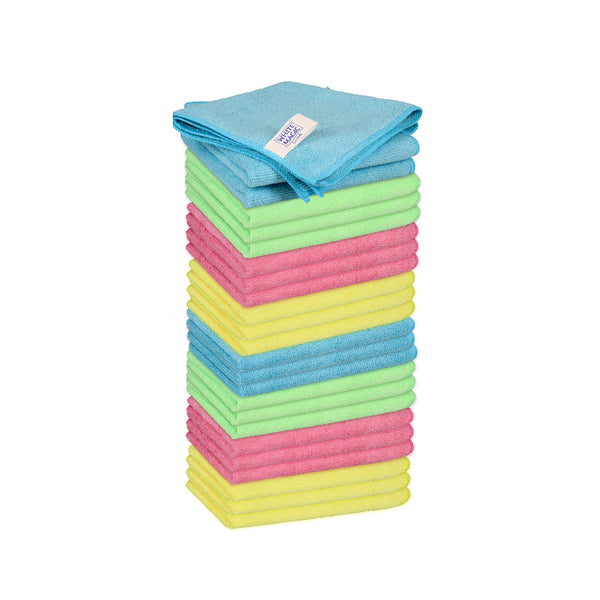 White Magic Eco Cloth Recycled General Purpose Microfibre Cleaning Cloth 24 Pack