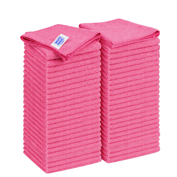 White Magic Eco Cloth Recycled General Purpose Microfibre Cleaning Cloth 50 Pack