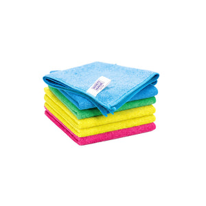 White Magic Eco Cloth Recycled General Purpose Microfibre Cleaning Cloth 6 Pack