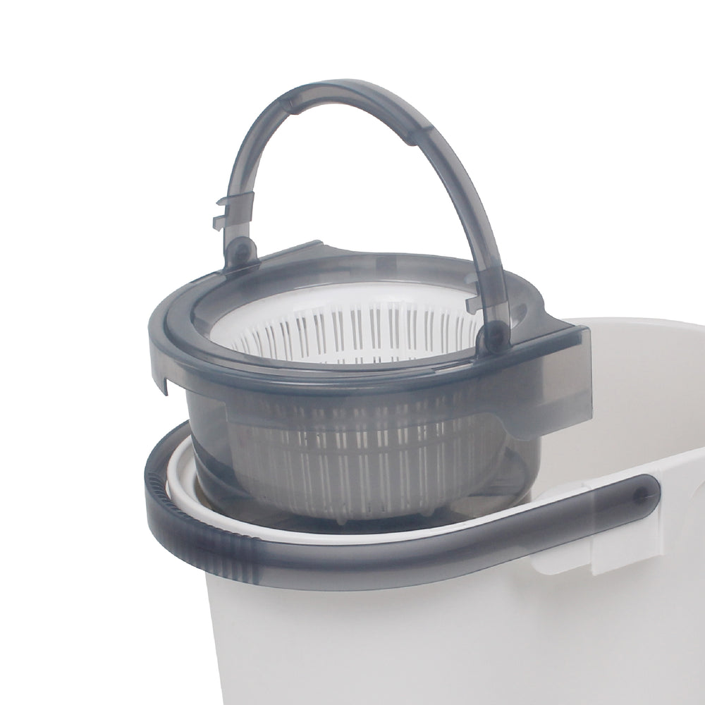 White Magic Turbo Spin Mop Spinner Basket