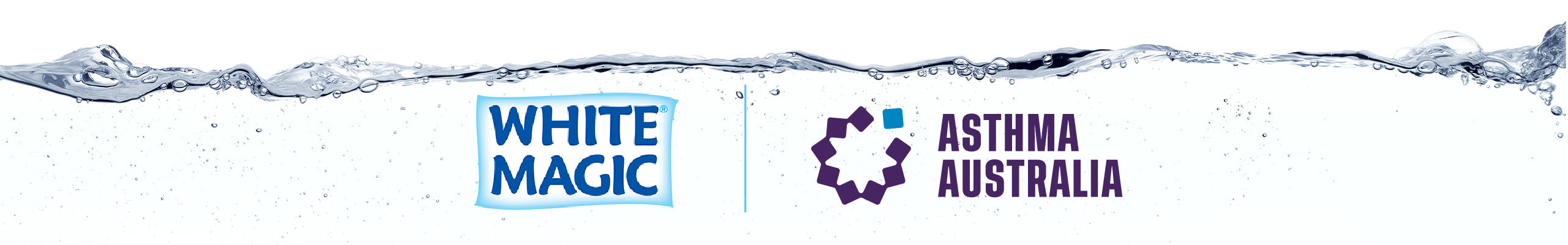 White Magic and Asthma Australia partnership banner