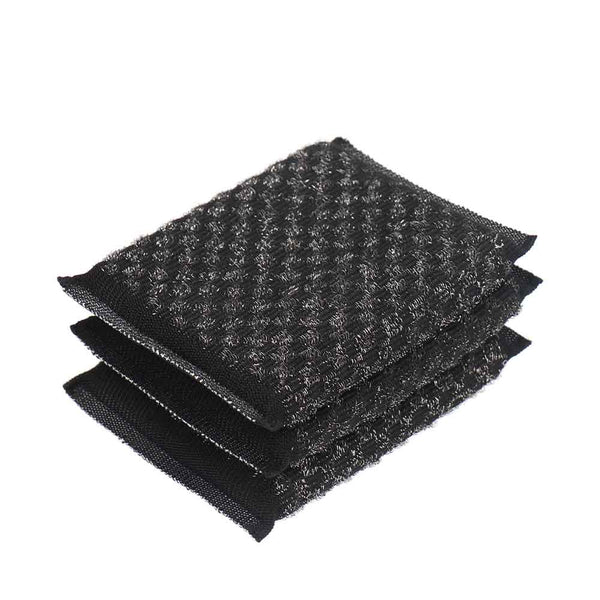 White Magic Stainless Steel Scrubbing Sponge 3 Pack