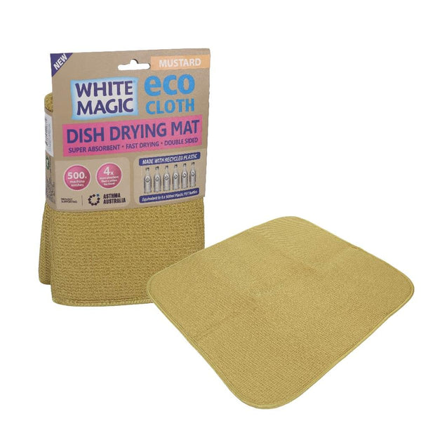 Dish Drying Mat Mustard