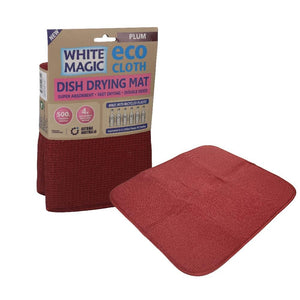 Dish Drying Mat Plum