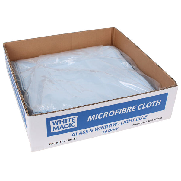 White Magic Microfibre General Purpose Cloth - 50 pcs in a Box