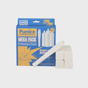 White Magic Pumice Toilet Bowl Eraser Mega 4 Pack