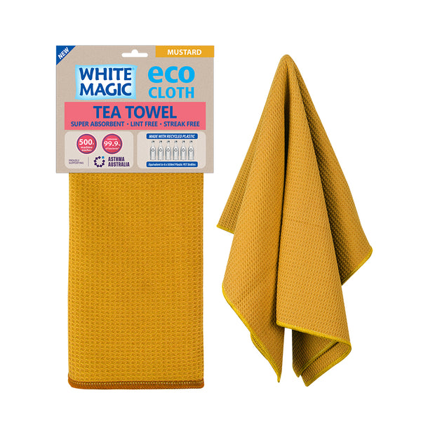 Tea Towel Single Mustard