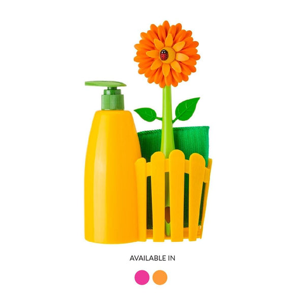 Vigar Flower Power 3pc Sink Caddy Set + Dispenser